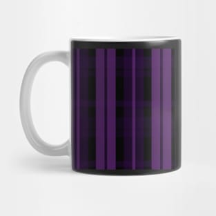 Gothic Aesthetic  Aillith 1 Hand Drawn Textured Plaid Pattern Mug